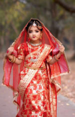 দোপাট্টা সহ বেনারসি কাতান শাড়ি (ওড়না সহ)