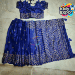 বাচ্চাদের অরজিনাল সিল্ক  রেডি শাড়ি - Image 2