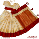 বাচ্চাদের জামদানী রেডি শাড়ি - Image 4