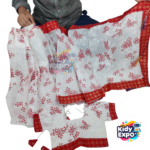 প্রিমিয়াম হাফ'সিল্ক সুতির বেবি রেডি শাড়ি - Image 4
