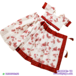 প্রিমিয়াম হাফ'সিল্ক সুতির বেবি রেডি শাড়ি - Image 2