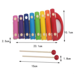🎵 উডেন হ্যান্ড পিয়ানো মিউজিক্যাল টয় (Xylophone Musical Toy) - Image 2