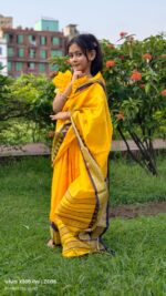 বাচ্চাদের আড়ং কটন রেডি শাড়ি - Image 2