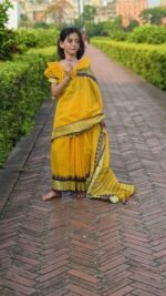 বাচ্চাদের আড়ং কটন রেডি শাড়ি - Image 3