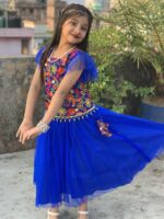 নীলপরী প্রিমিয়াম কিডস পার্টি লেহেঙ্গা - Image 4