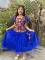 নীলপরী প্রিমিয়াম কিডস পার্টি লেহেঙ্গা - Image 3