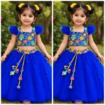 নীলপরী প্রিমিয়াম কিডস পার্টি লেহেঙ্গা - Image 2