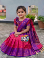 অরজিনাল কাঞ্চি কাতান বেবি রেডি শাড়ি