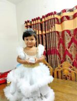 রয়্যাল হোয়াইট প্রিন্সেস গাউন