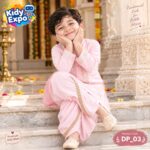শারদীয় রাজকুমার ধুতি-পাঞ্জাবি সেট - Lite Pink Color - Image 3