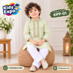 প্রিমিয়াম পাঞ্জাবি - Lite Olive - Image 2